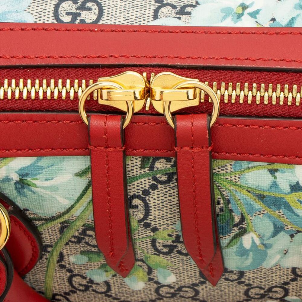 Gucci GG Supreme Blooms Small Satchel - Picture 9 of 14